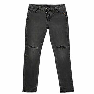 Ksubi Black Distressed Skinny Jeans Size 36 Designer Denim $180 Retail